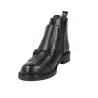 Luis Gonzalo 5683M2 Black Leather Ankle Boot Triple Buckle Women