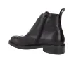 Luis Gonzalo 5683M2 Black Leather Ankle Boot Triple Buckle Women