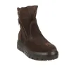 IGI&CO 21494 Botín de Ante Marrón para Mujer con Suela Track y Cremalleras