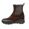 Pepe Menargues 21600 Boots Combinées en Daim Marron pour Femme