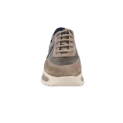 Callaghan 61611 Kombi-Sneaker aus Taupefarbenem Veloursleder Damen