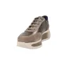 Callaghan 61611 Kombi-Sneaker aus Taupefarbenem Veloursleder Damen