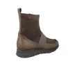 Pepe Menargues 21634 Elastic Taupe Leather Ankle Boot for Women