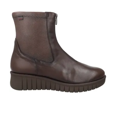 Pepe Menargues 21651 Boots en Cuir à Fermeture Éclair Avant Femme