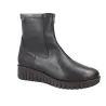 Pepe Menargues 21651 Boots en Cuir à Fermeture Éclair Avant Femme