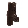 Wonders M-5431 Stivaletto in Camoscio Testa con Borchie Donna