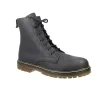 Nifty 1011 Militärstiefel aus Schwarzem Leder für Herren mit Schnürung