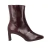 Wonders Talis M-6301 Tronchetti in Pelle Donna Nero e Bordeaux