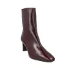 Wonders Talis M-6301 Lederstiefeletten Damen Schwarz und Bordeaux