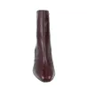 Wonders Talis M-6301 Tronchetti in Pelle Donna Nero e Bordeaux