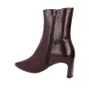 Wonders Talis M-6301 Lederstiefeletten Damen Schwarz und Bordeaux