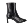 Wonders Talis M-6301 Lederstiefeletten Damen Schwarz und Bordeaux