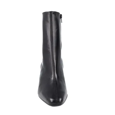 Wonders Talis M-6301 Tronchetti in Pelle Donna Nero e Bordeaux
