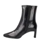 Wonders Talis M-6301 Lederstiefeletten Damen Schwarz und Bordeaux