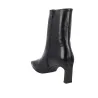 Wonders Talis M-6301 Lederstiefeletten Damen Schwarz und Bordeaux