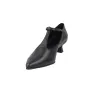 Barminton T4 Zapato Charleston Hebilla Tacón Mujer Negro