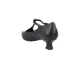 Barminton T4 Leather Charleston Shoe T-Strap Buckle Women Black