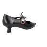 Barminton T4 Mercedes Scarpa Pelle Laccetto Donna Nero Tortora