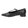 Barminton T1 Studded Mary Jane Flats Black