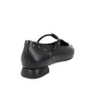 Ballerina Barminton T1 Cinturino a T Borchie Nera