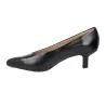 Zapato de Salón Tacón Kitten Wonders G-7141 Piel Negro