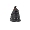 Mocassino Platform Wonders A-4420 Pelle Martellata Nera