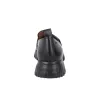 Mocassin Plateforme Wonders A-4420 Cuir Grainé Noir