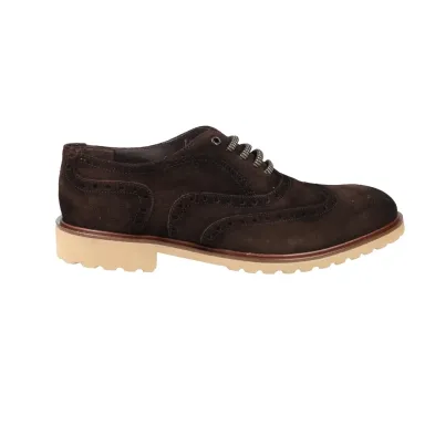 Zapato Oxford Brogue Gonzalo 7961HD Ante Marrón