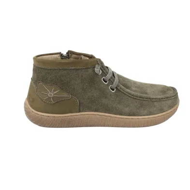 Sunni Naya 072 Suede Embroidered Ankle Boots Women