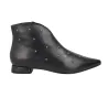 Barminton T1 Studded Ankle Boots Black Leather Women