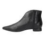 Barminton T1 Studded Ankle Boots Black Leather Women