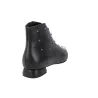Barminton T1 Stiefelette Nieten Leder Schwarz Damen