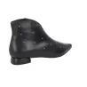 Barminton T1 Studded Ankle Boots Black Leather Women
