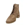 Barminton TG1 Brogue Ankle Boots Taupe Suede Women