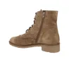 Barminton TG1 Brogue Ankle Boots Taupe Suede Women