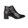 Barminton T5 Double Buckle Ankle Boots Leather Women