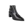 Barminton T5 Double Buckle Ankle Boots Leather Women