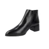 Barminton T5 Stiefelette Doppelschnalle Leder Damen
