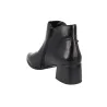 Barminton T5 Stiefelette Doppelschnalle Leder Damen