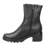 Botín Pepe Menargues TG4 Liso Piel Negro Suela Track Mujer