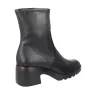 Pepe Menargues TG4 Plain Leather Ankle Boots Black Women