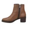 Pepe Menargues T4 Plain Leather Block Heel Ankle Boots