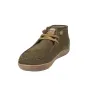 Sunni Takan 022 Embroidered Suede Chukka Shoes Men Khaki