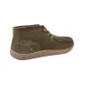 Sunni Takan 022 Embroidered Suede Chukka Shoes Men Khaki