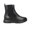 Wonders A-4422 Stivaletto Chelsea Pelle Suola Track Donna Nero