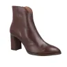 Wonders M-5444 Stiefelette Blockabsatz Damen Schwarz Kroko-Leder