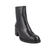 Wonders G-6261 Botín Tacón Piel Lisa Cremallera Mujer Negro