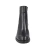 Wonders G-6261 Botín Tacón Piel Lisa Cremallera Mujer Negro