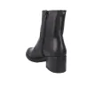 Wonders G-6261 Botín Tacón Piel Lisa Cremallera Mujer Negro