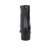 Wonders G-6261 Botín Tacón Piel Lisa Cremallera Mujer Negro